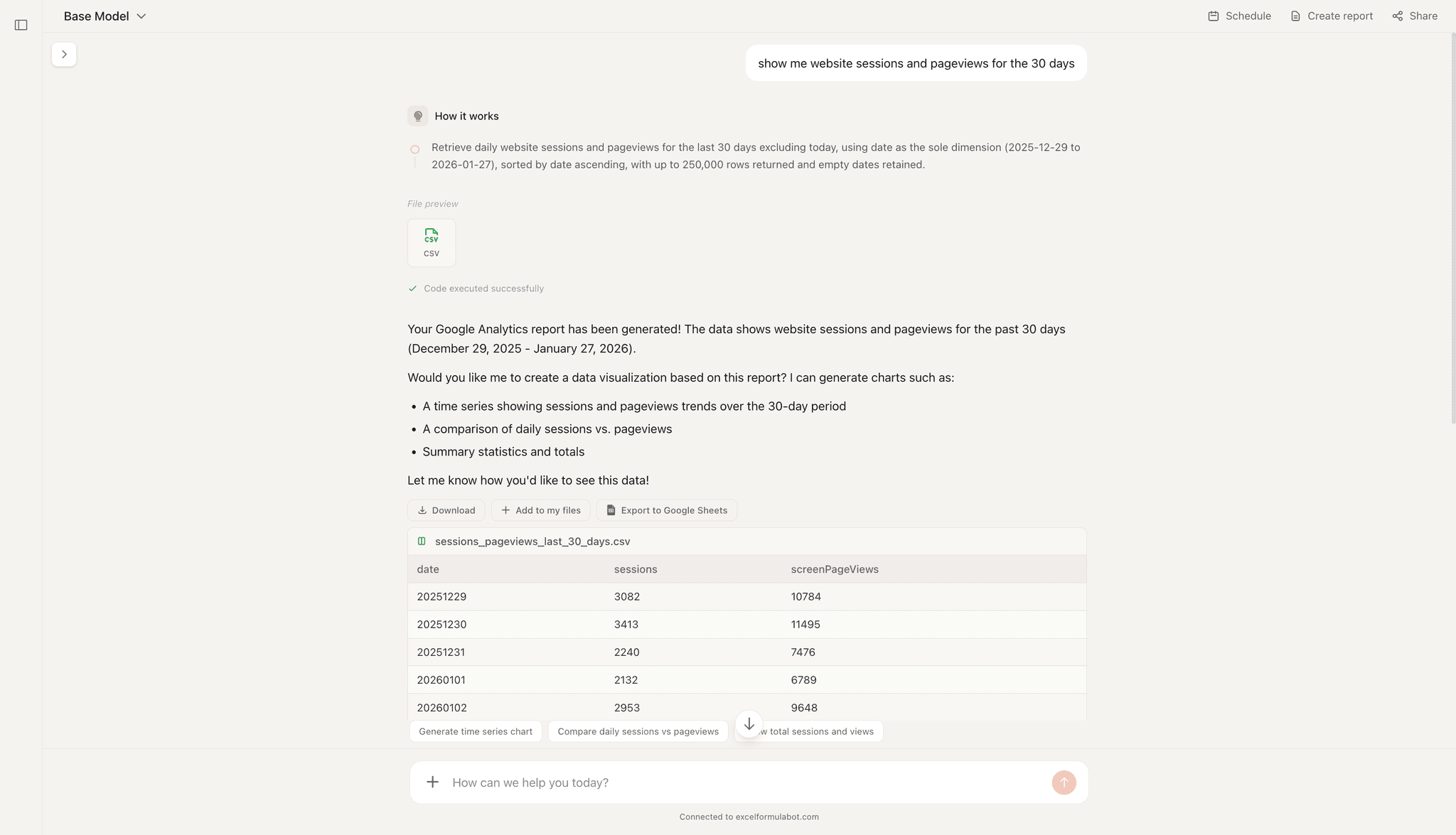 Formula Bot - Real-time Data