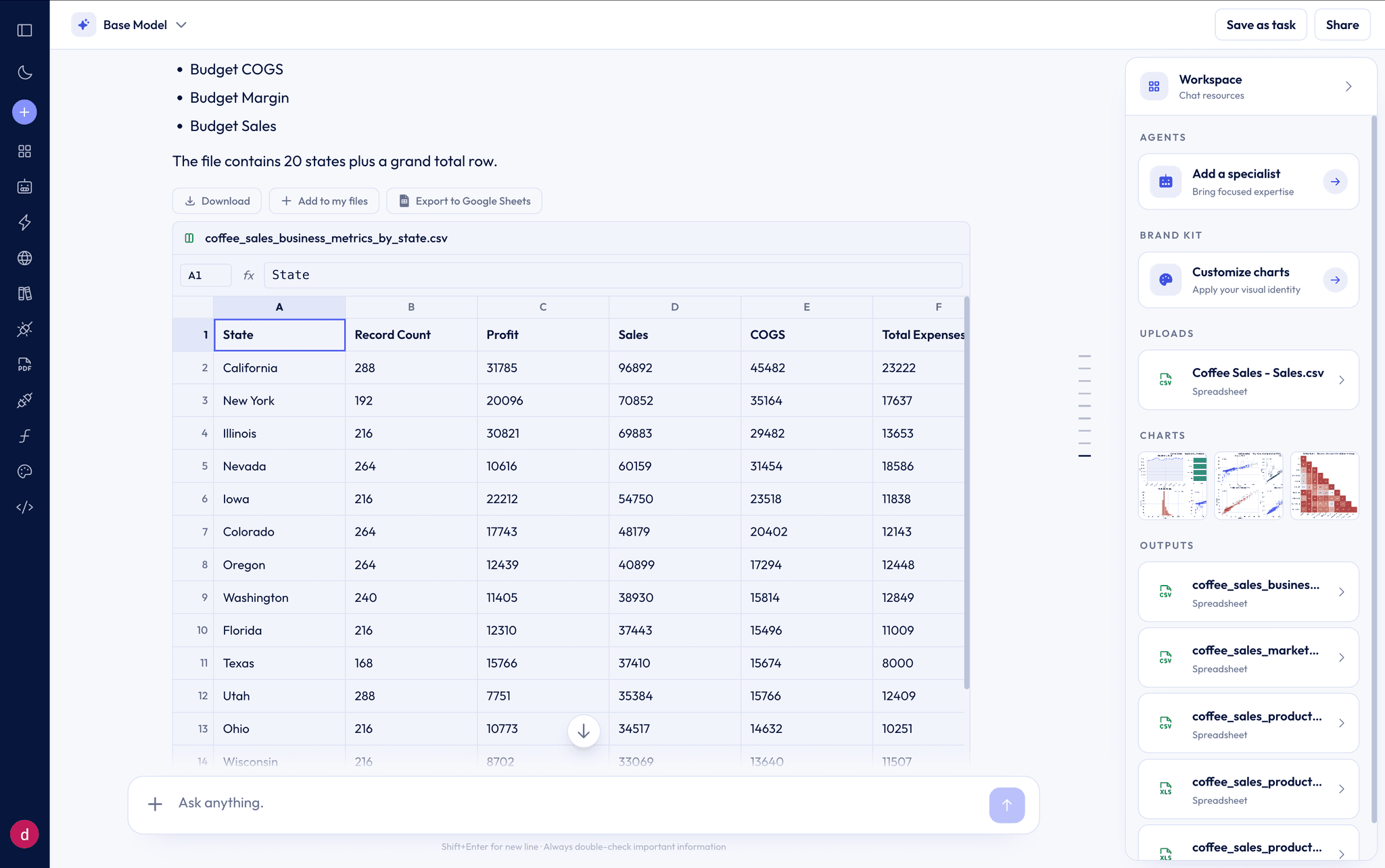 Formula Bot - Data Preparation