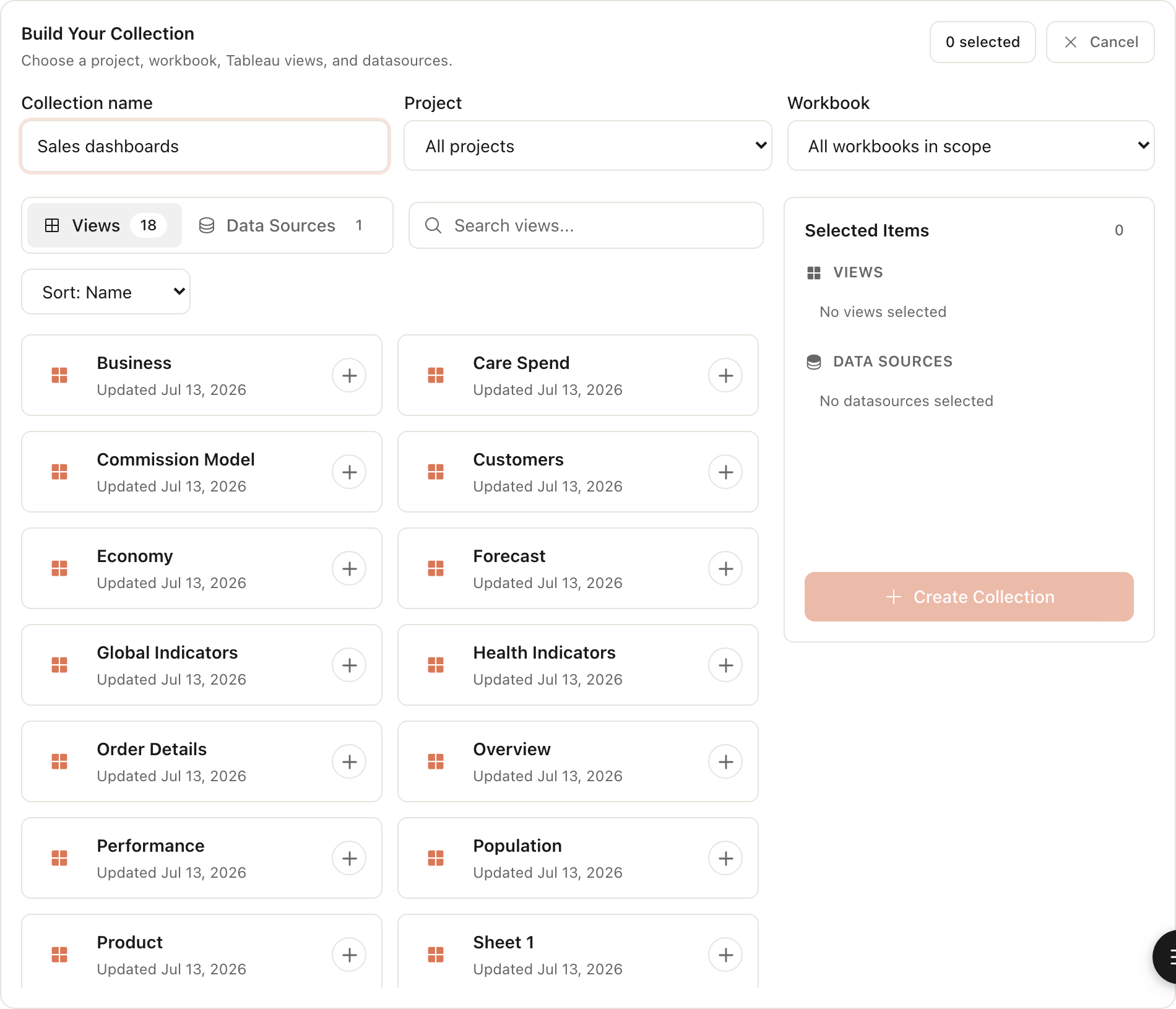 Formula Bot Tableau workbook picker